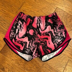 Stylish Pink and Black Women's Shorts